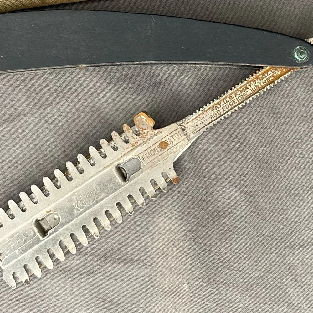 Durham Duplex Razor Co. Shaving Razor with Canvas Case PAT. U.S.A. May 7 1907